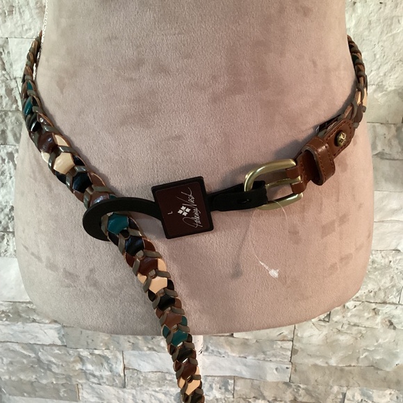 Patricia Nash Atina Style braided leather belt (NWT)